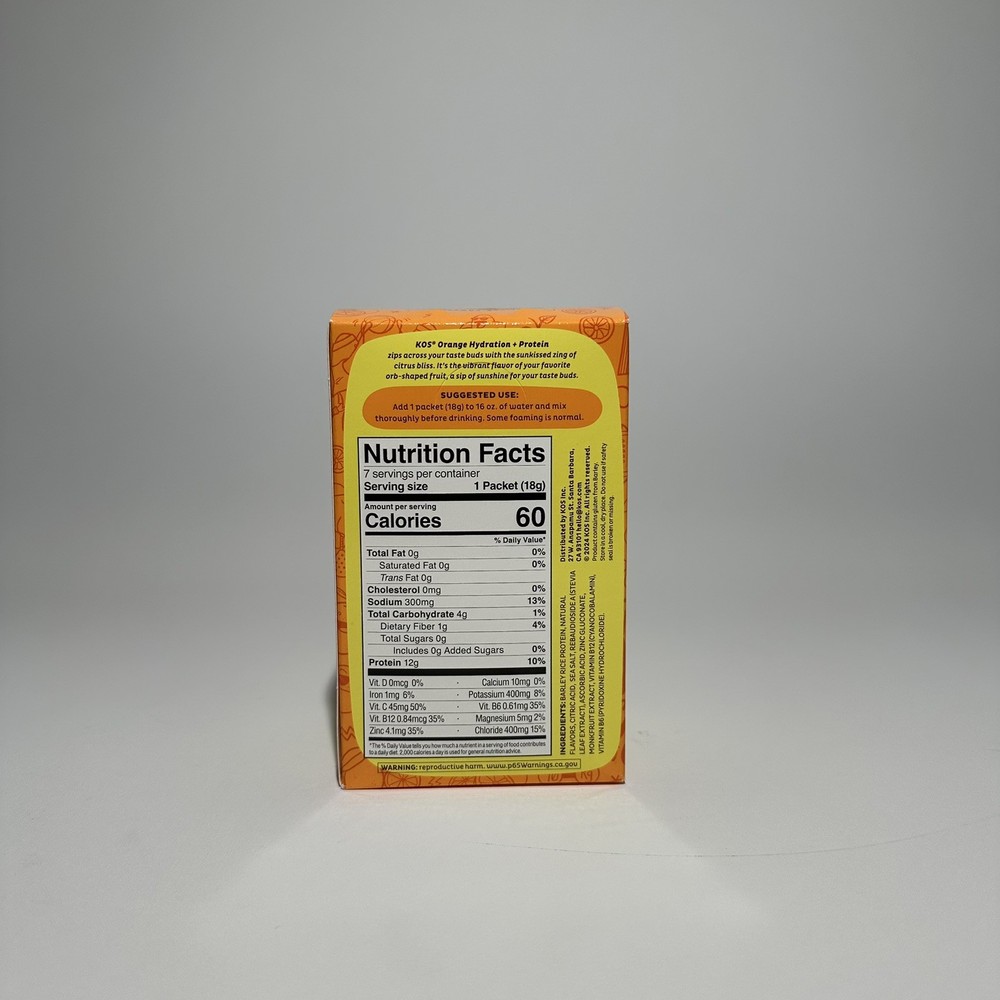 Kos Hydration Protein - Orange