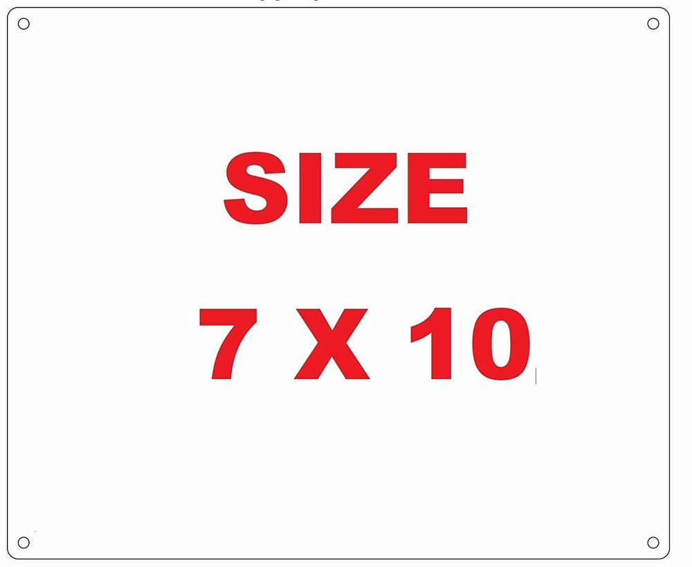 AED Sign (White Background, Aluminium 7X10)-REF24-1027