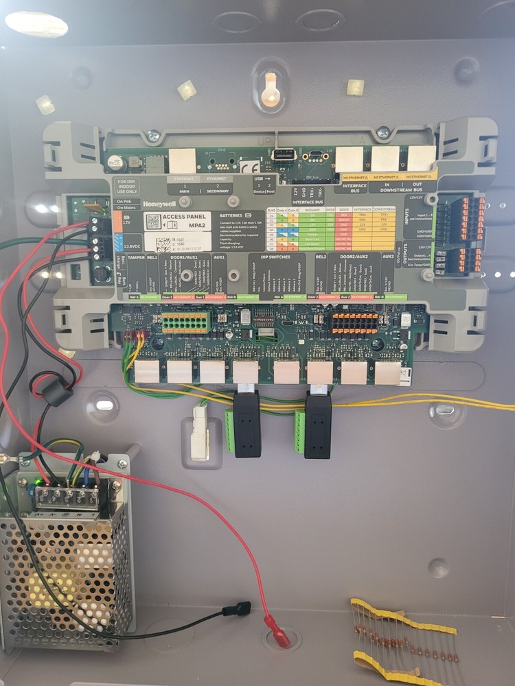 honeywell access control mpa1002u-mps2 door access control