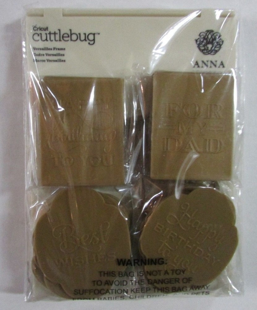 ANNA GRIFFIN MIX & MATCH CUTTLEBUG EMBOSSING FRAME FOLDERS, SENTIMENTS & DIES