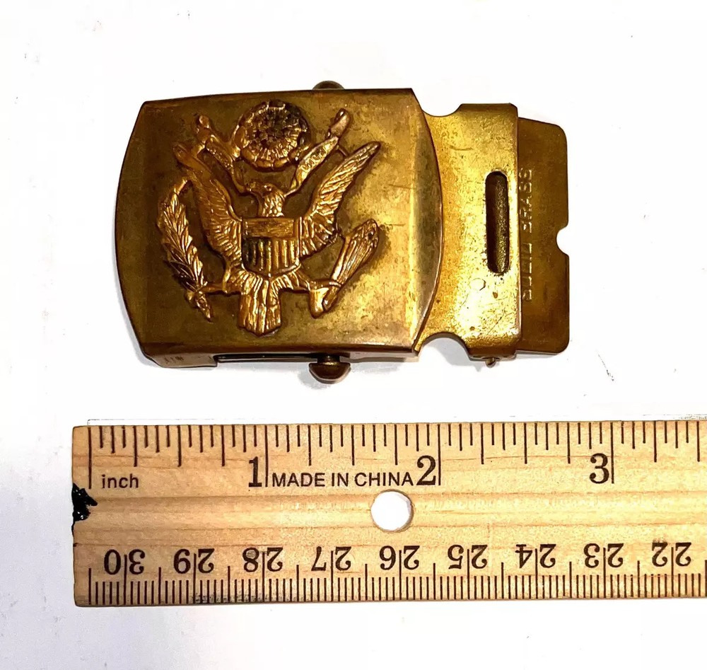 USA Made Brass WW2 Air Force Belt Buckle