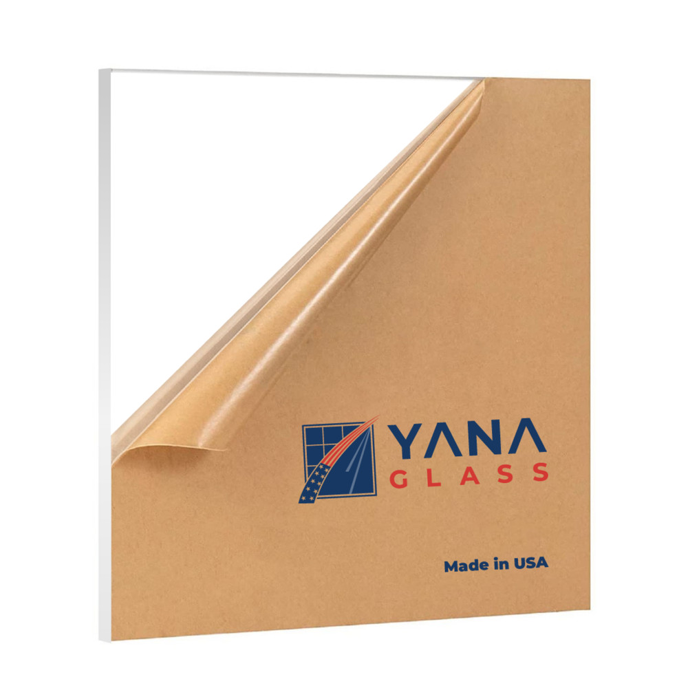 Clear Acrylic Plexiglass Sheet – Various Sizes, 1/8", 1/4", 1/2" Thickness