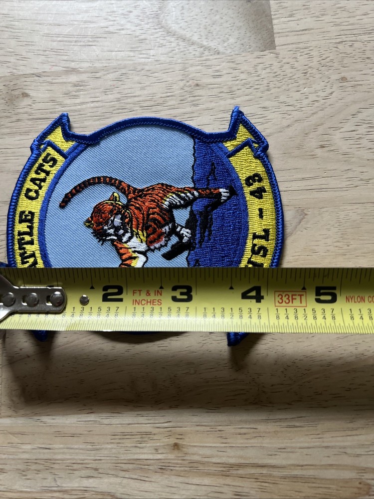 NAVY HSL-43 BATTLE CATS EMBROIDERED PATCH