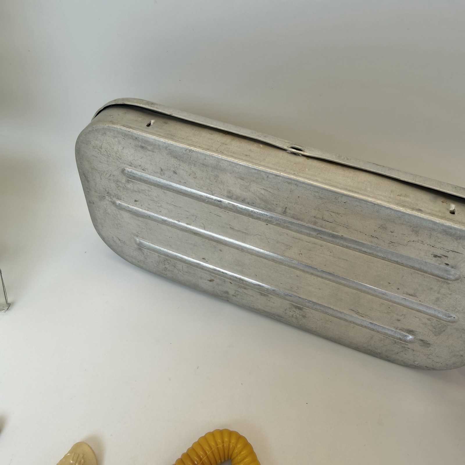 Vintage Fishing Lure Lot Soft Plastics Jigs Pocket Tackle Box Capt Micks Bass