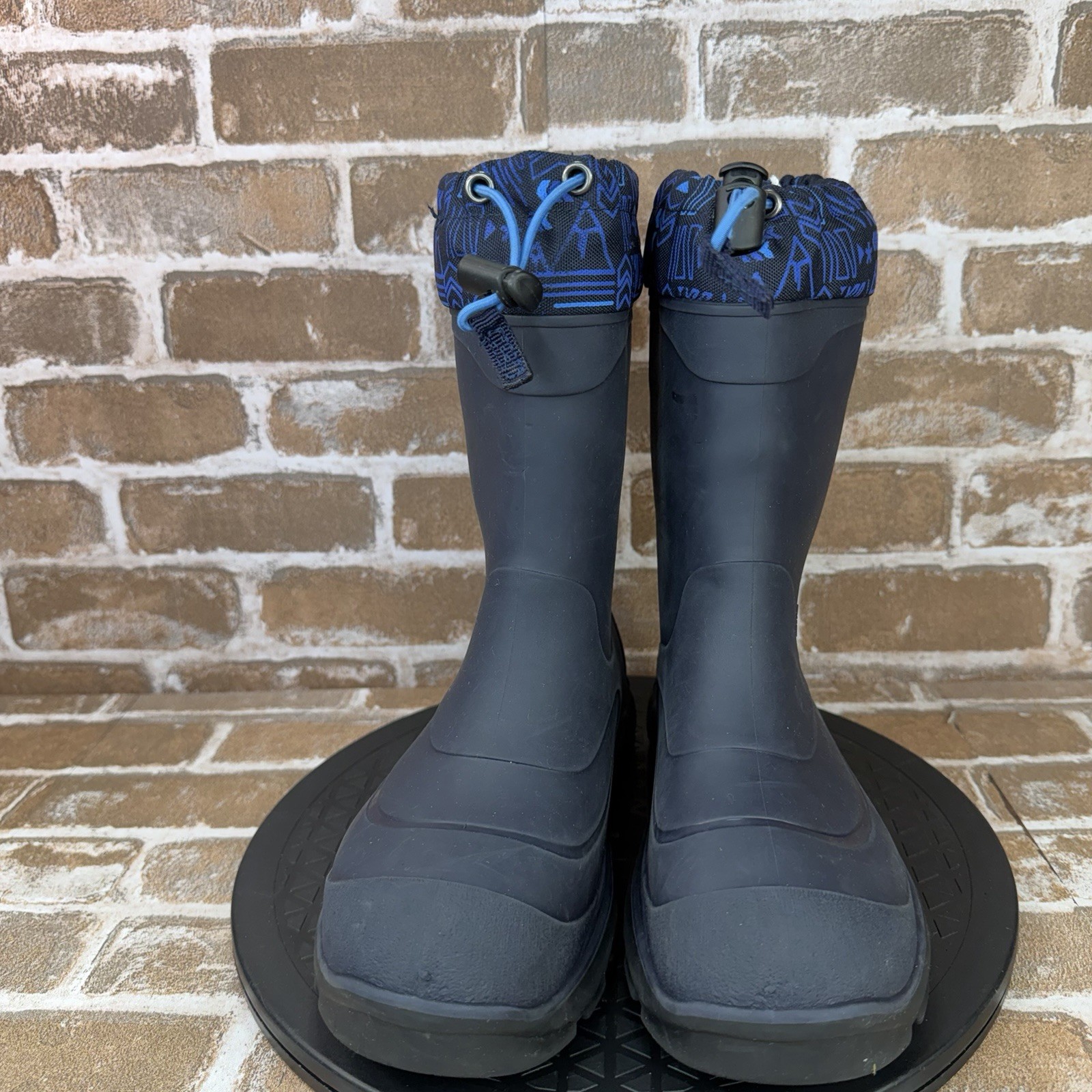 Kamik Snobuster 2 Waterproof Winter Snow Boots Navy Blue Boys Youth Size 5