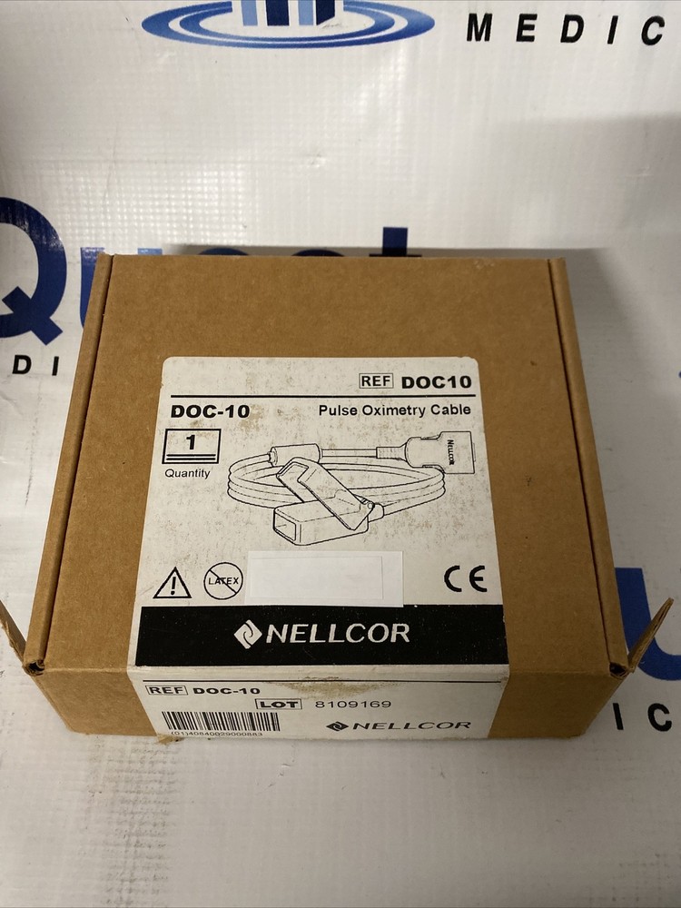 Covidien Nellcor Pulse Oximetry Interface Cable 10 Ft REF DOC10 New