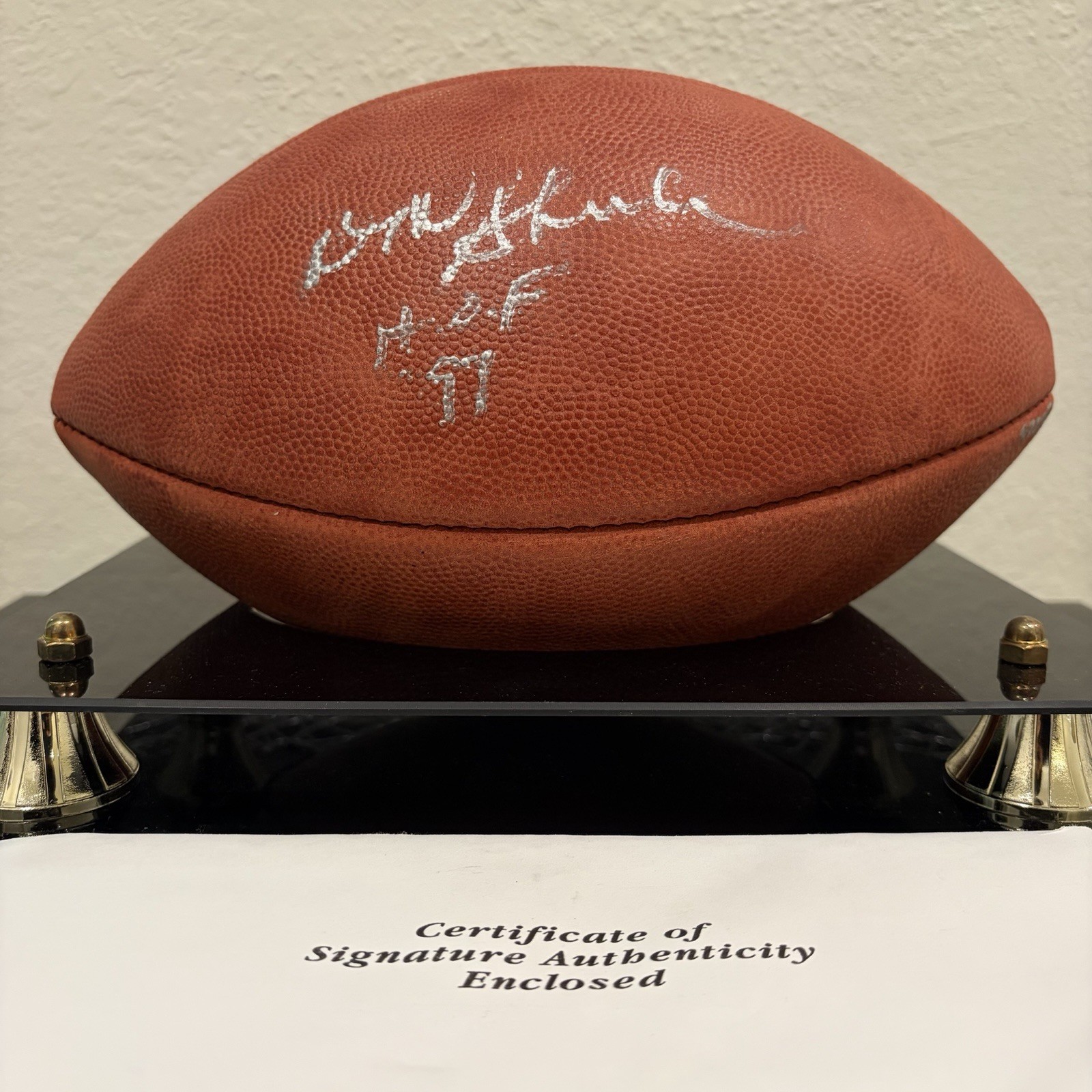 DON SHULA MIAMI DOLPHINS SIGNED AUTHENTIC FOOTBALL #325 Autograph