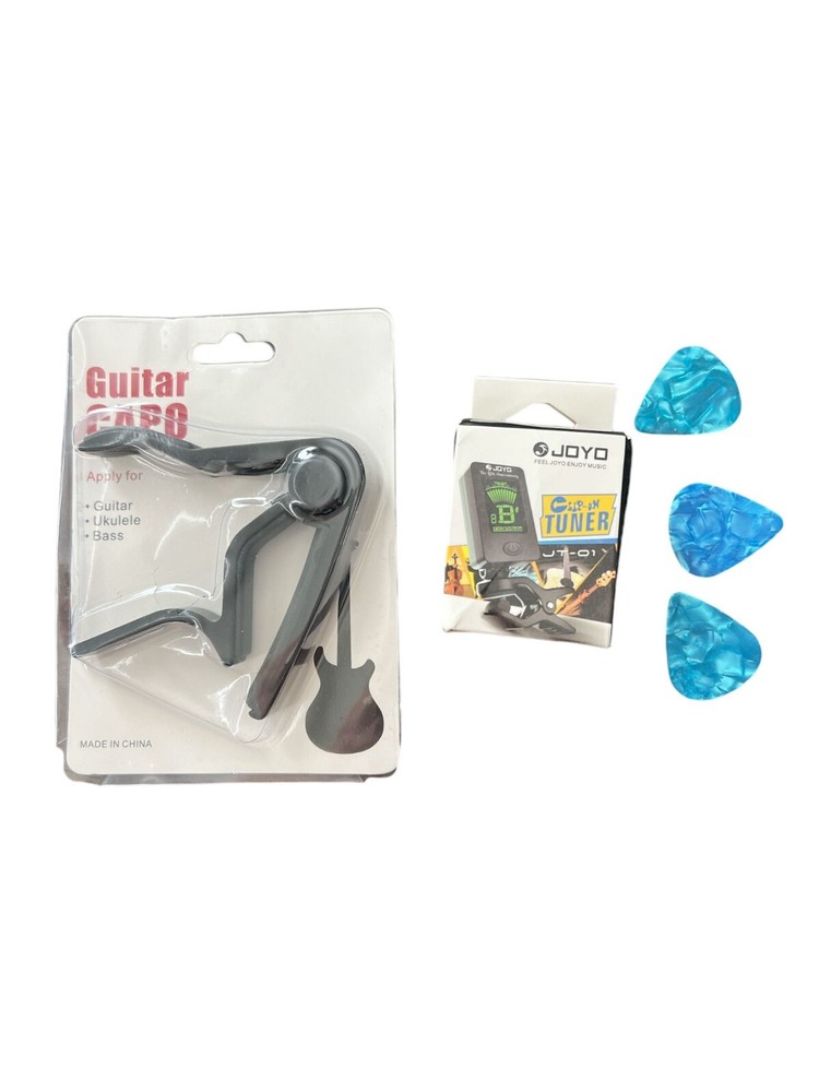 Kit Capotraste for guittar + tuner