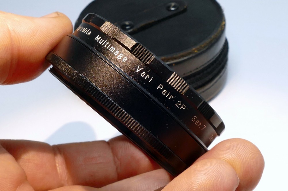 Spiralite Multi-Image Vari pair 2P Lens Filter threaded mirage rotating