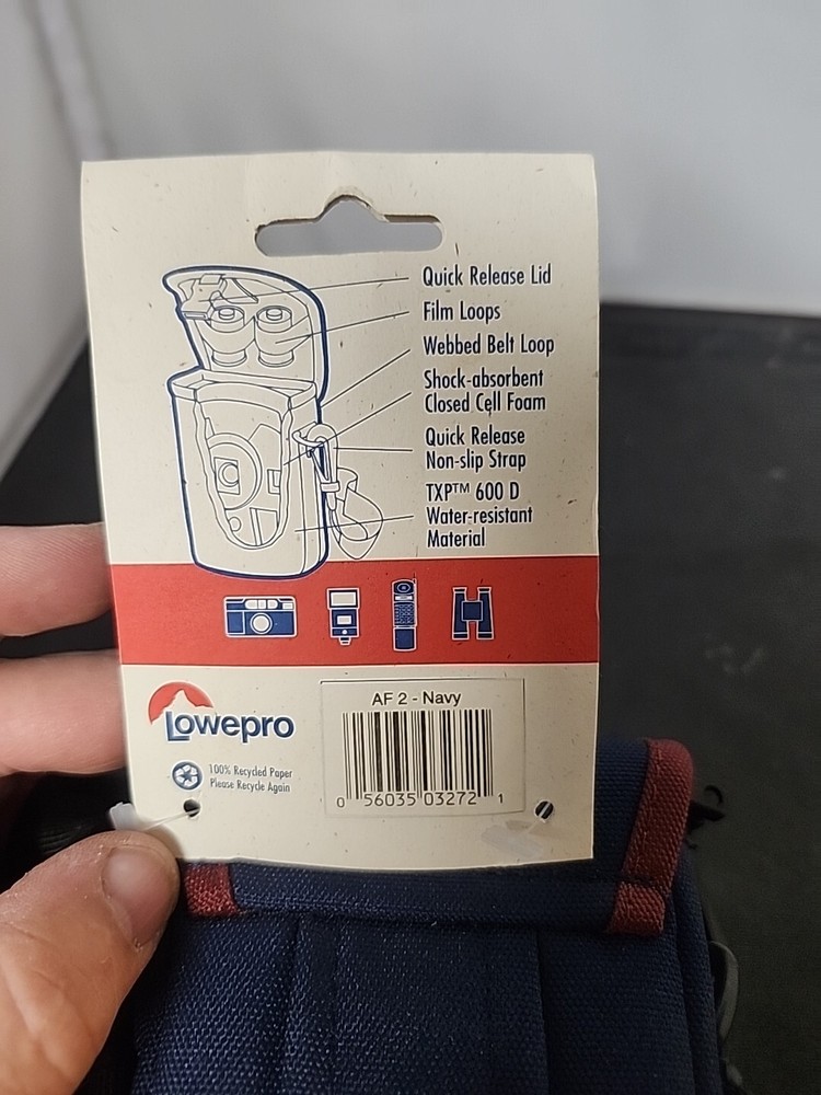 Lowepro AF 2 blue Compact Digital Camera Bag Pouch AF2
