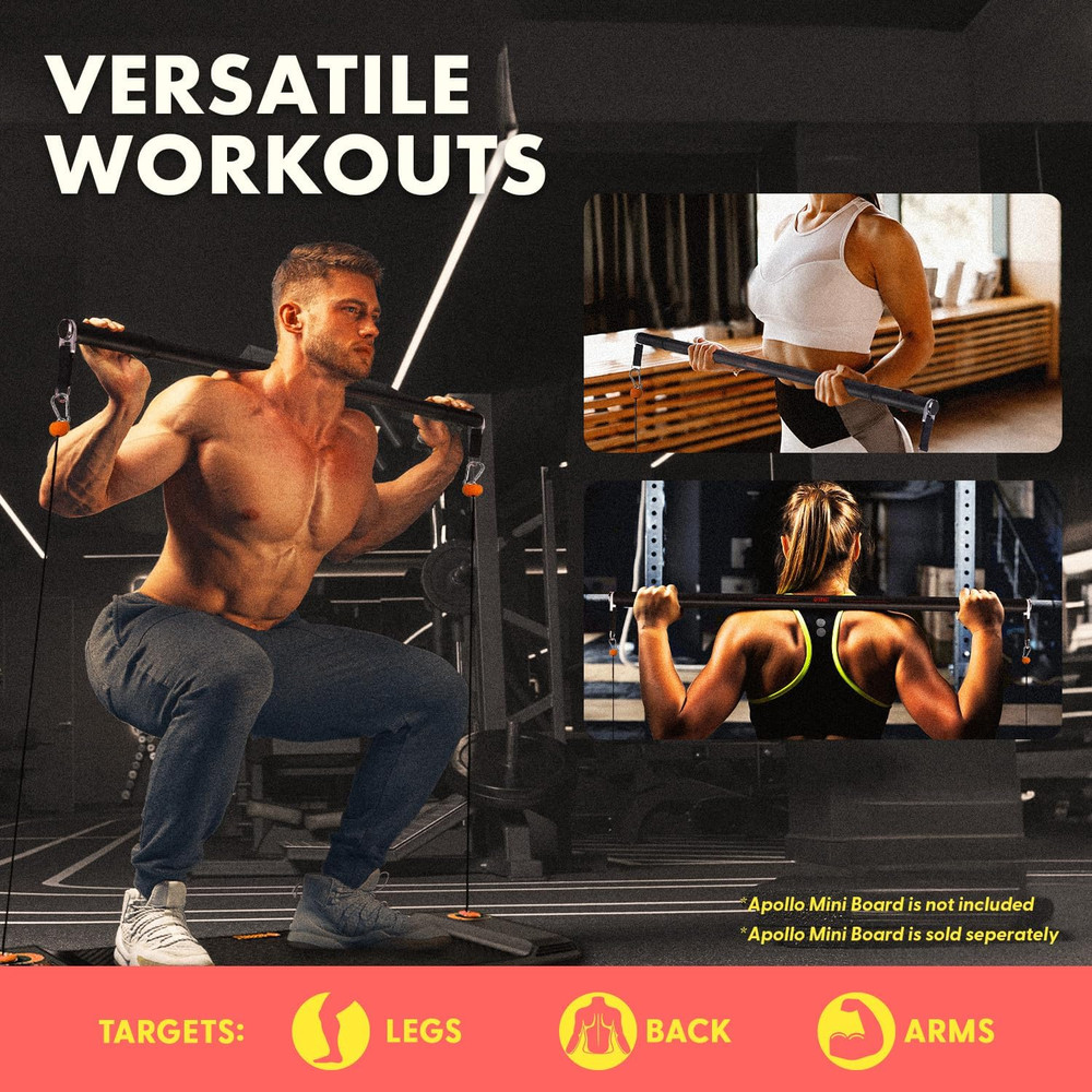 Pull-Up Workout Station with Bench - Multifunctional Gym Equipment Setup W/Pulli