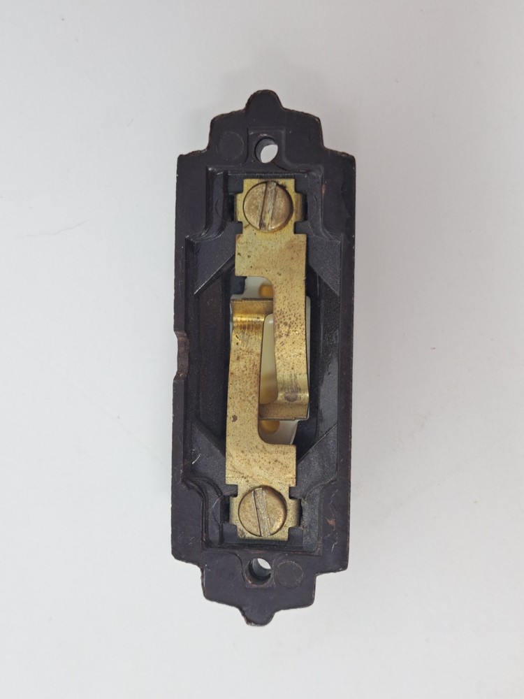 PUSH BUTTON DOORBELL BAKELITE ART DECO RECLAIMED