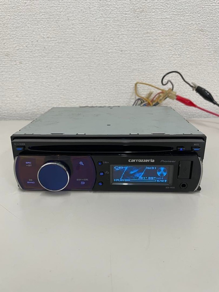 PIONEER DEH-P650 CD PLAYER w/Remote Controller Operation Tested