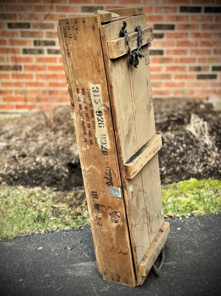 Large Wooden Ammo Crate
