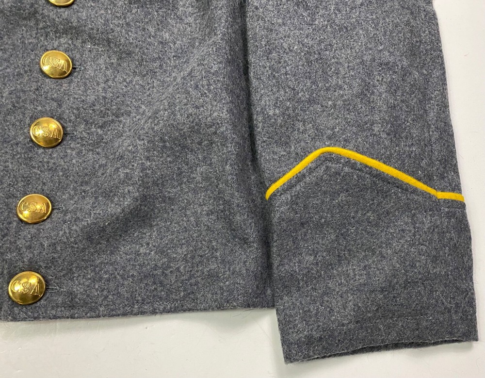 CIVIL WAR CS CSA CONFEDERATE CAVALRY SHELL JACKET-XLARGE 46R,48R