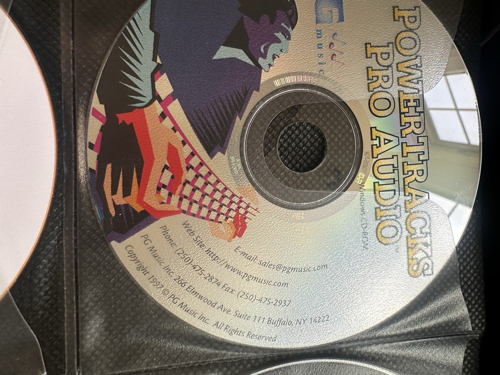 PG's Band in a box software disk set for music production