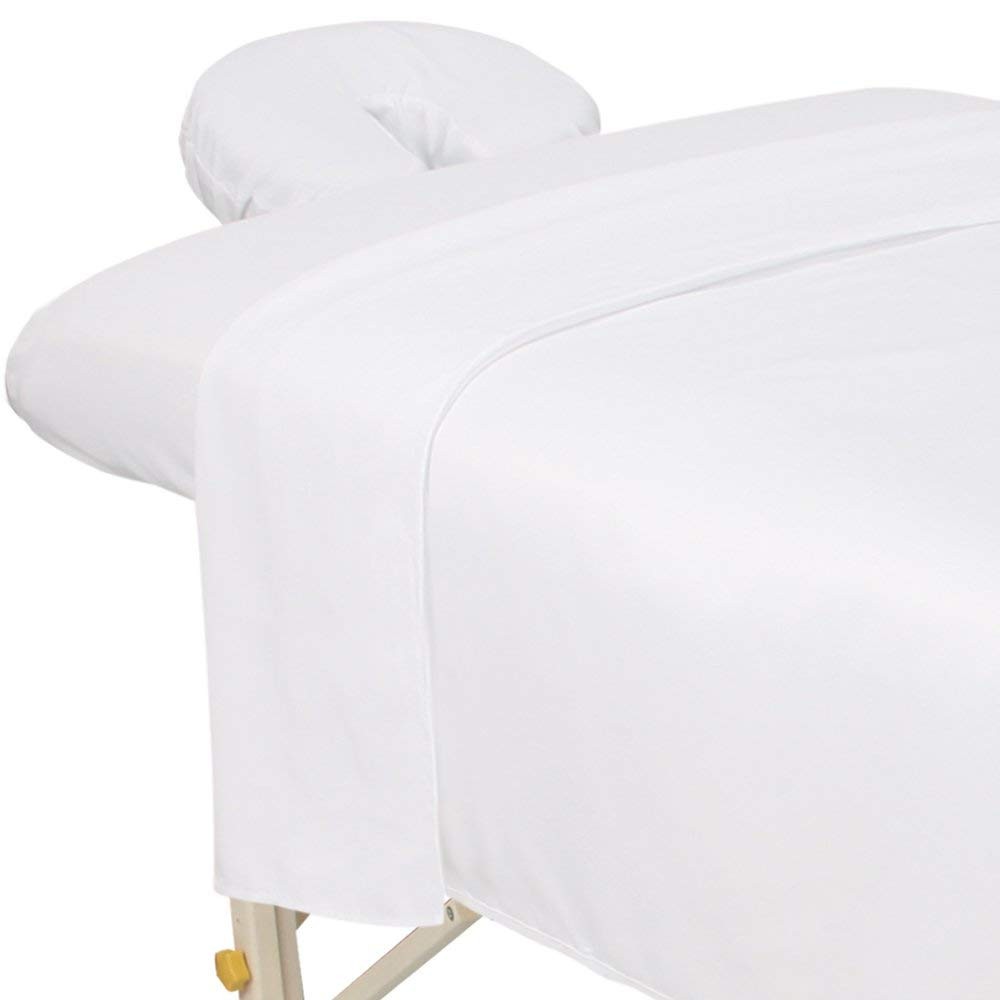 ForPro Professional Collection Premium Microfiber Massage Table, White