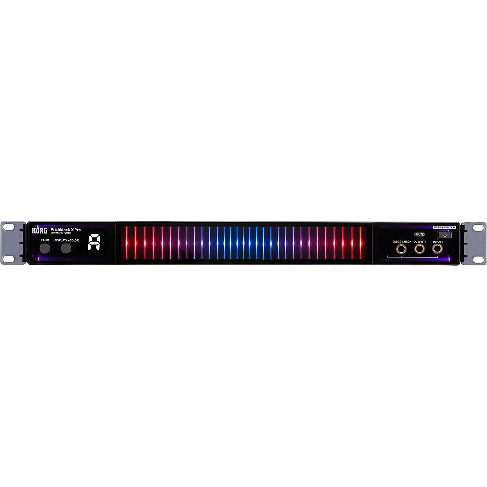 KORG Pitchblack X Pro Rack Tuner Black
