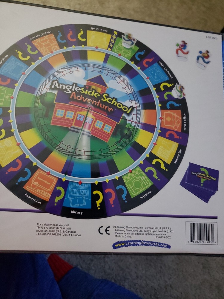 Angleside School Adventure Measurement Board Game Learning Resources New Sealed