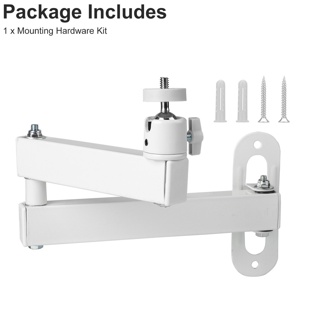 Universal Ceiling Wall Projector Mount 360° Adjustable Foldable Arm Bracket