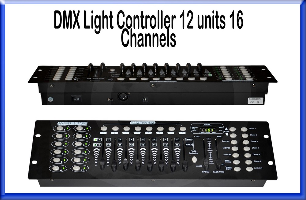 192 Channels DMX512 Controller Console for Stage Lighting