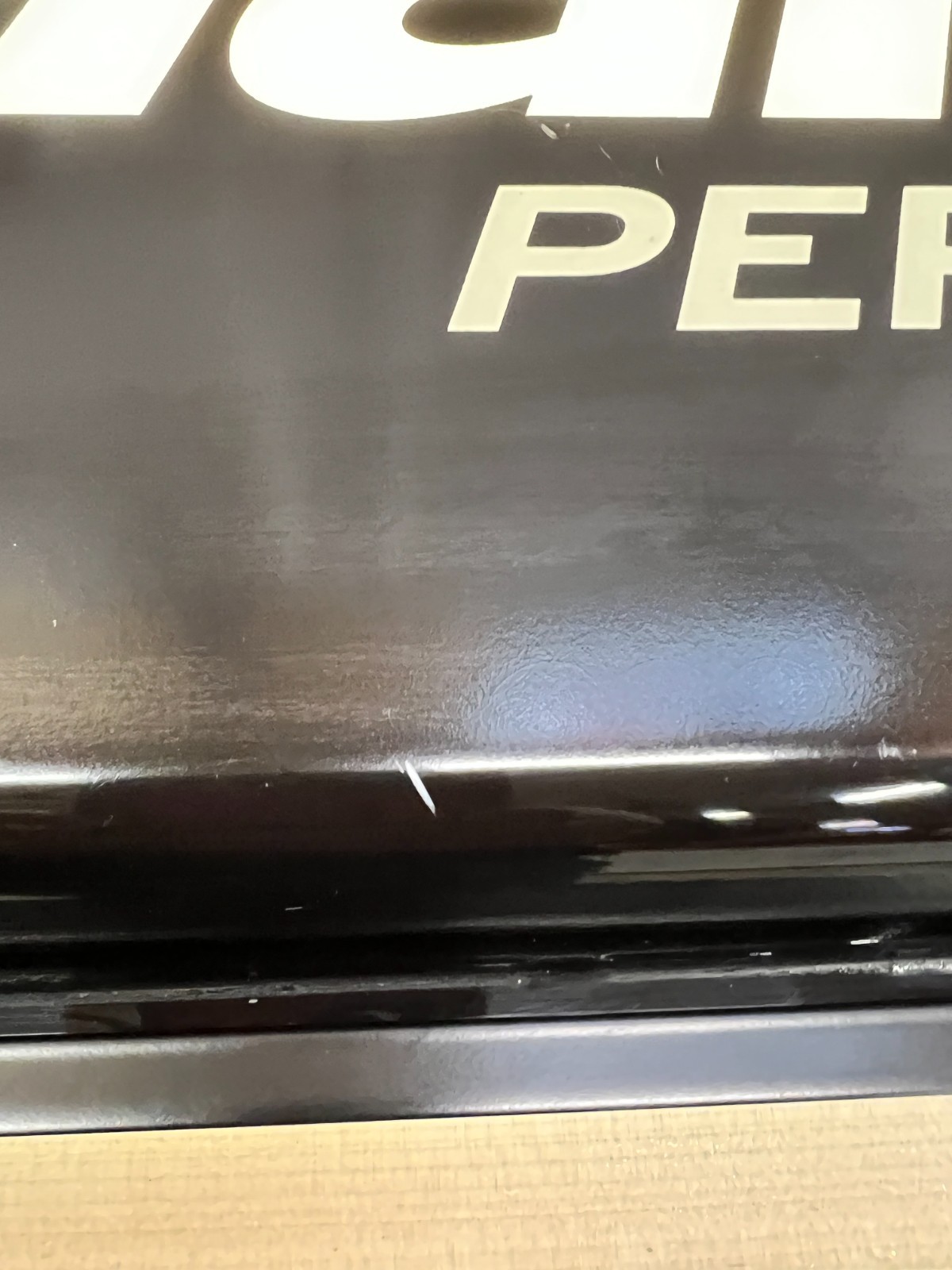 HANKOOK Tire Dealer Sign Black White Letters Single Sided Hanging