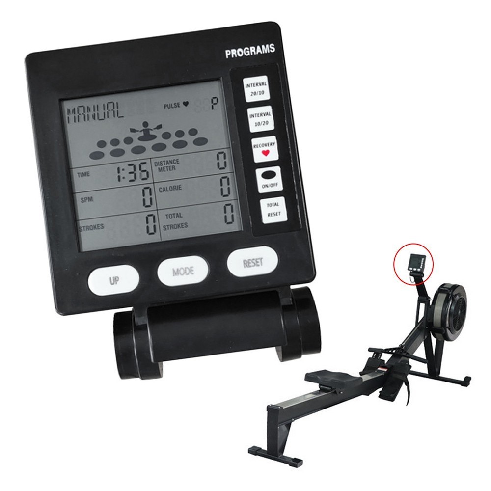 Functional Rowing Machine Counter with Comprehensive Measurement Options
