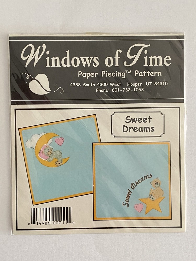 Windows of Time Paper Piecing Patterns - various patterns to choose from