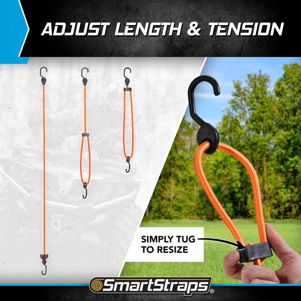 SmartStraps 22in.-32in. Adjustable Super Strong Bungee, Model# 466