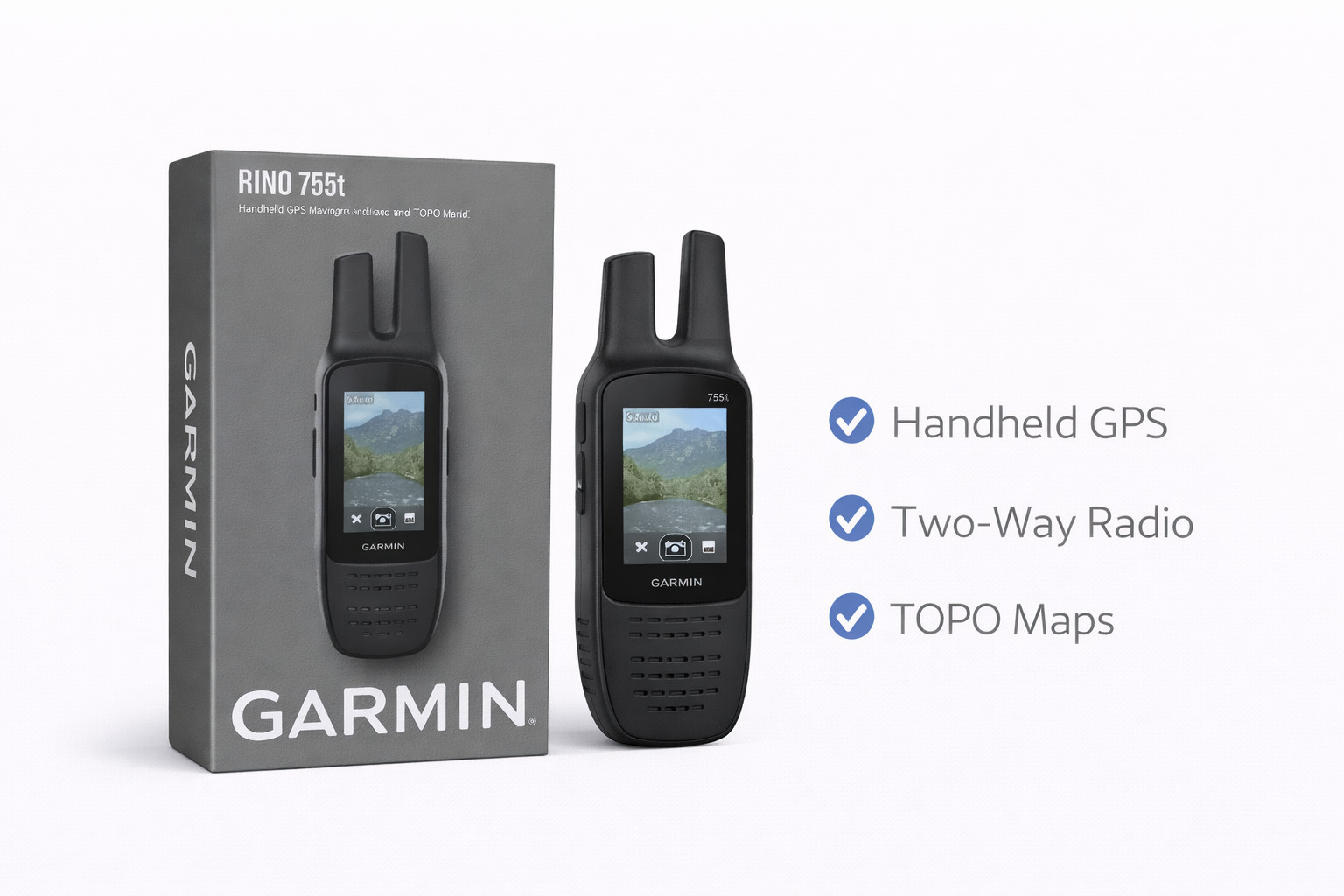 Garmin Rino 755t 2 Way Radio GPS (Open Box)