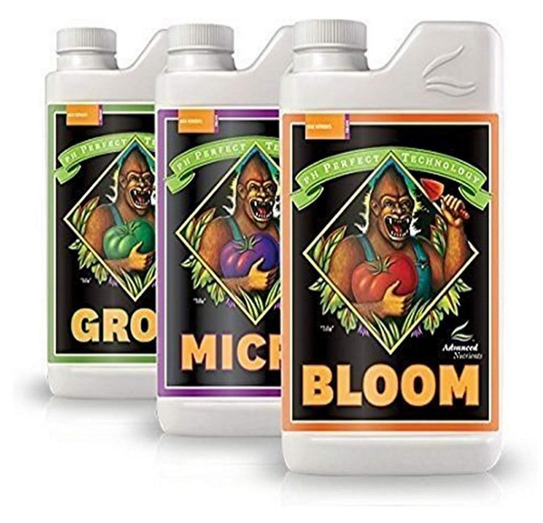 Advanced Nutrients ANBGMBD500 Bloom, Micro, Grow Fertilizer Bundle, 500ml Eac...