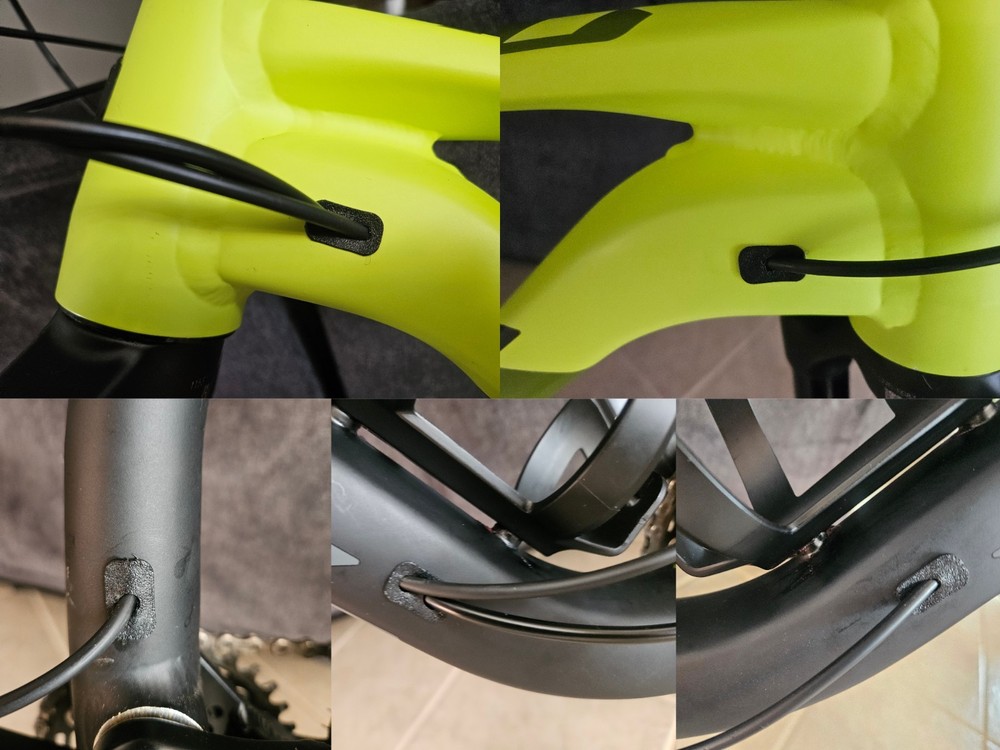 Marin / Polygon  Frame Grommets Internal Routing Cable Inserts Derailleur...