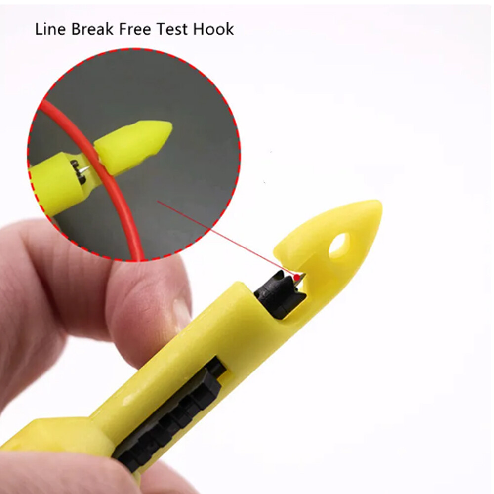 4x Insulation Wire Piercing Puncture Probe Test Hook Clip with 2mm/4mm Socket