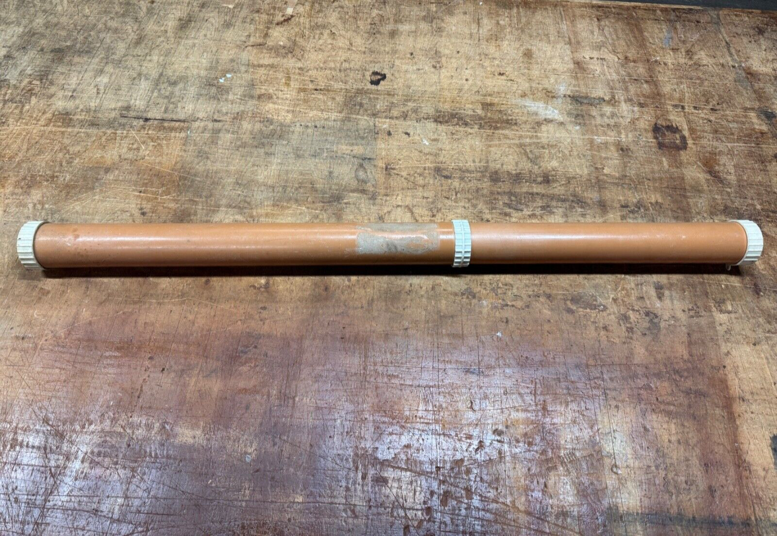 Vintage Flambeau Telescoping Hard Plastic Rod Case Travel Protection Caddy