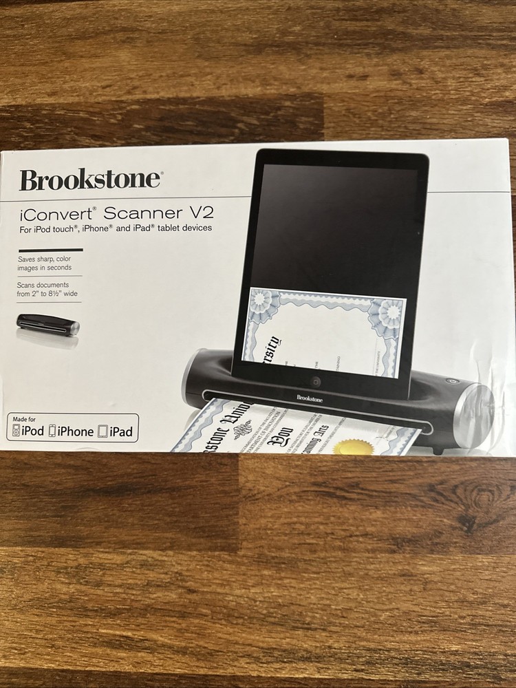 Brookstone iConvert Scanner V2 For iPod iphone or ipad