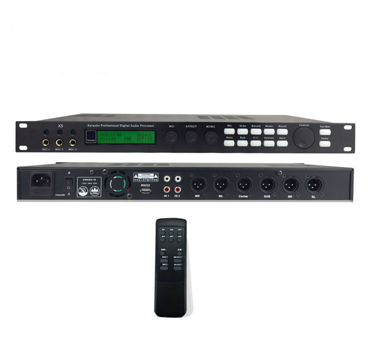 X5 Effect Processor Karaoke Effector KTV Home Digital Audio Processor Reverb XR
