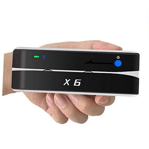 Bluetooth USB 3 Tracks X6(BT) VIP Card Reader Writer Encoder Mini Portable