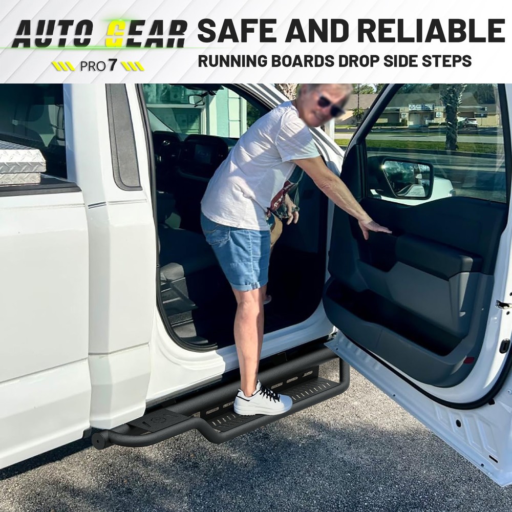 Sides Step Nerf Bars Running Boards For 2009-2018 Dodge Ram 1500 Regular Cab