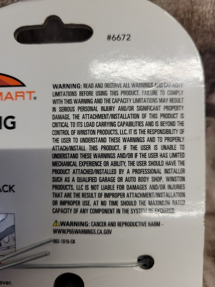 Cargo Smart Rope Ring Compatible with X-track & E track NEW