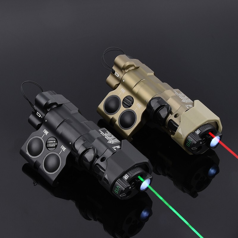 WADSN MAWL C1+ Laser Red Green IR Laser Sight White LED Strobe Flashlight