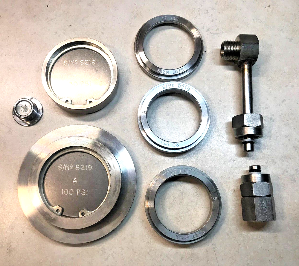 SI Pressure Instruments Weights & Adapters for Deadweight Tester Superb-Barnet
