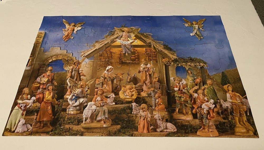 Fontanini Nativity 48 piece Puzzle 2009 - COMPLETE
