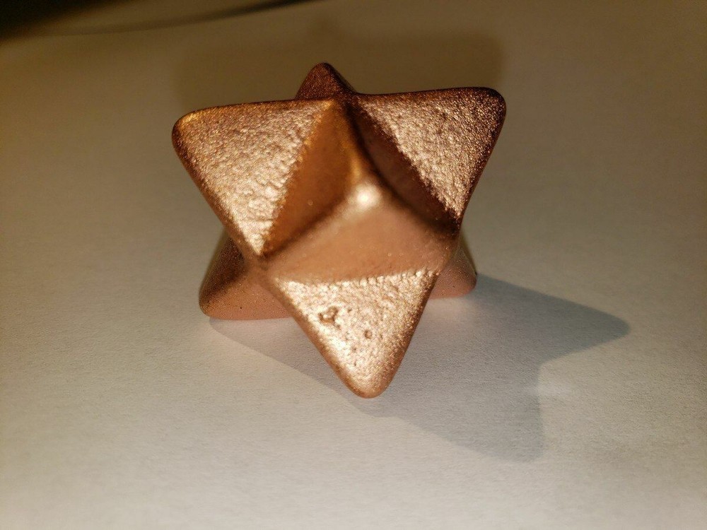 2 Inch Solid Copper Merkaba