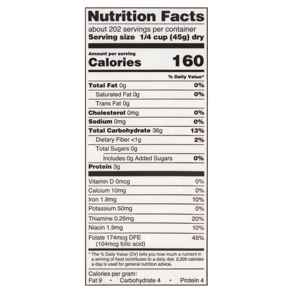 pack Great Value Long Grain Enriched Rice lb
