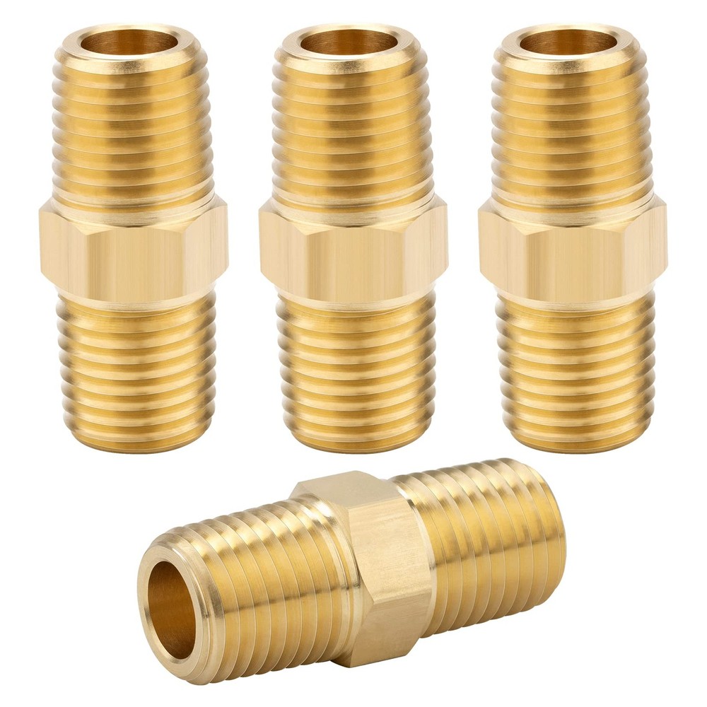 1/4 NPT x (O.D x O.D: 1/2'' x 1/2''), Size is the nominal pipe code, it does...