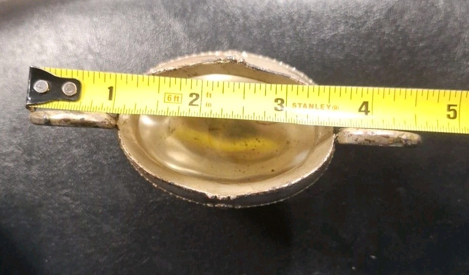 silver-plated sugar bowl