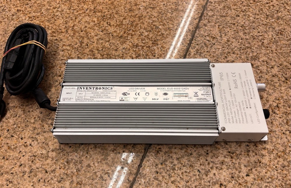 INVENTRONICS LED DRIVER EUD-600S12ADV – 680Wmax FREE SHIP