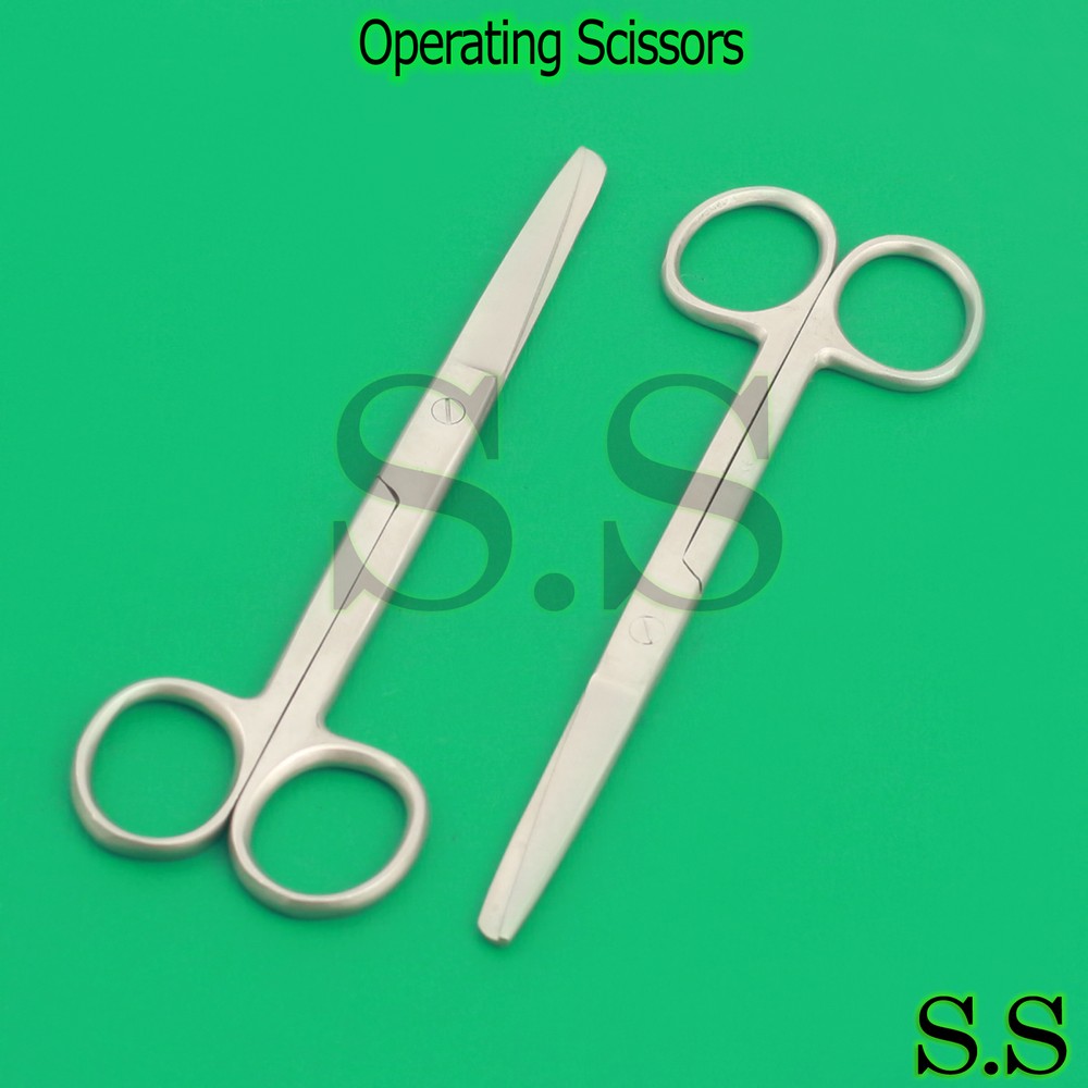 2 O.R GRADE Surgical dressing Scissors Operating instruments sharp/blunt 5.5"