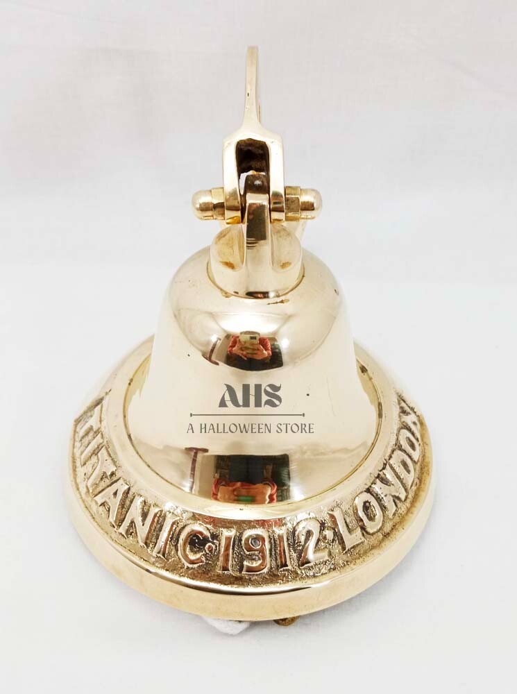 Nautical Hanging Wall Mountable 6" Solid Brass Ship Bell