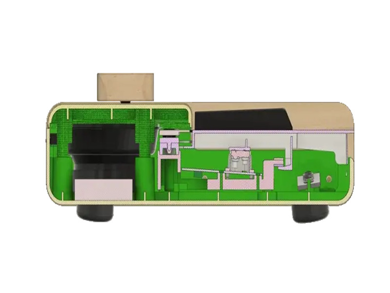 Loog x Dualingo Portable Digital Piano Green MIDI USB-C Used